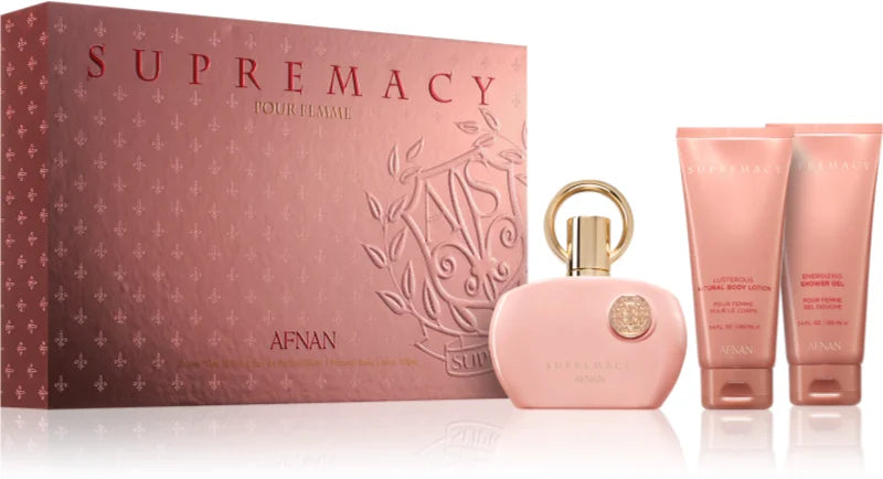 Supremacy Pour Femme Pink Coffret | Afnan